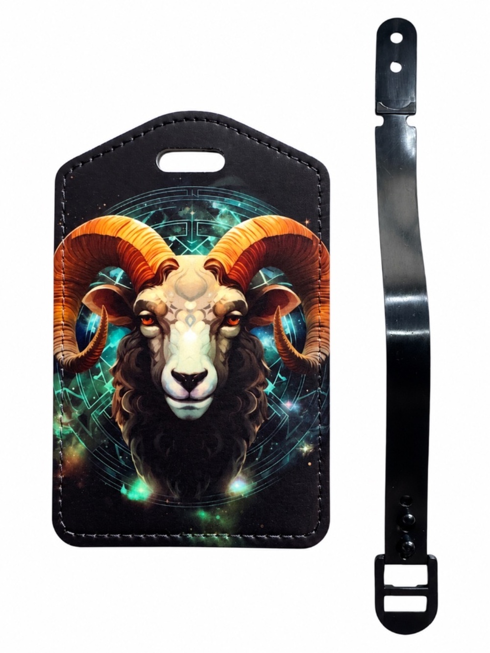 Zodiac travel tag, ideal for your travel suitcase or a beautiful gift.